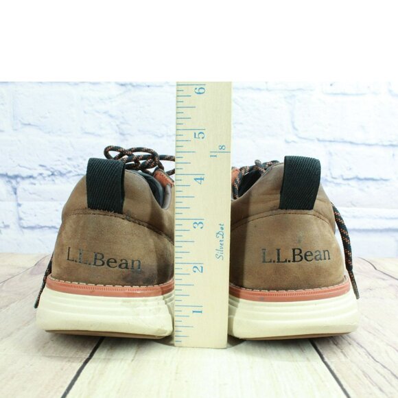 LL Bean Kennebec Brown Leather Anti Odor Casual Oxford Shoes Size 10.5 M - Picture 6 of 9